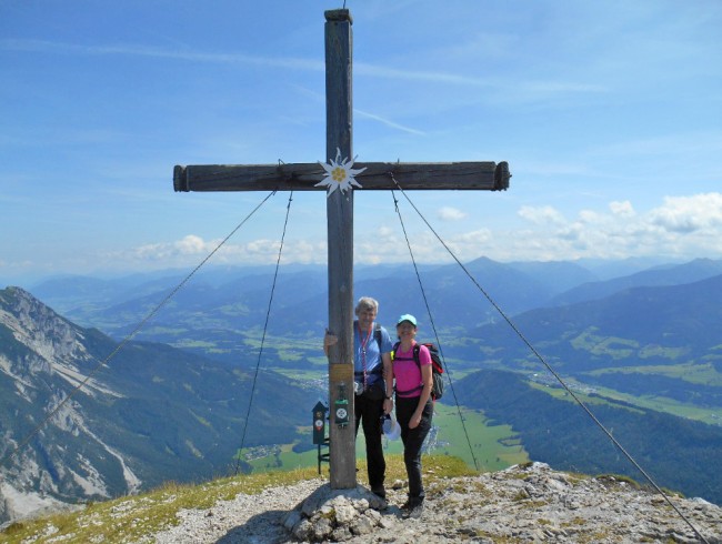Gipfelwanderung zu zweit in Ramsau am Dachstein