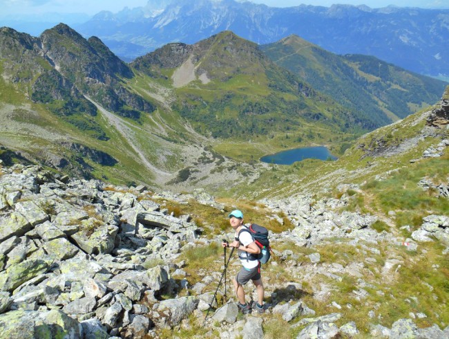 Wandern, Aussicht Bergsee